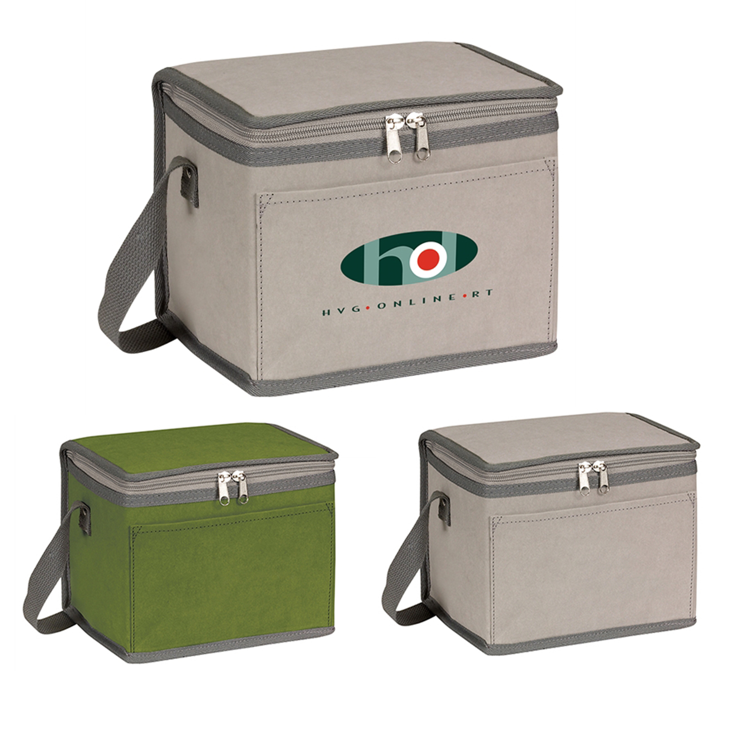 New Revolving Washable Kraft Paper Insulated 6-Pack Cooler 2