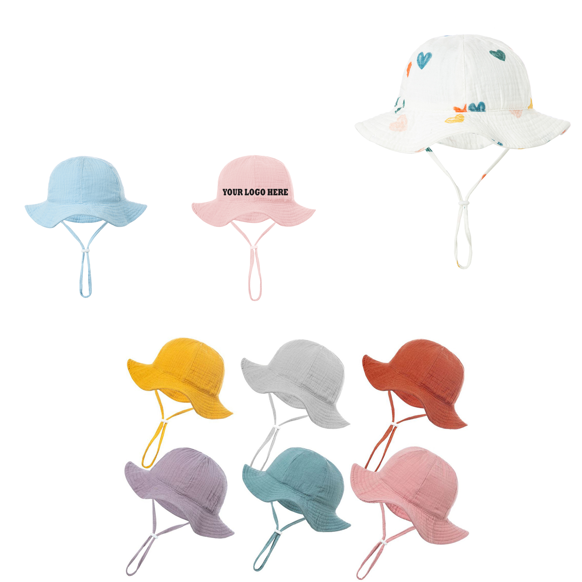 Cotton Baby Fisherman's Hat 2