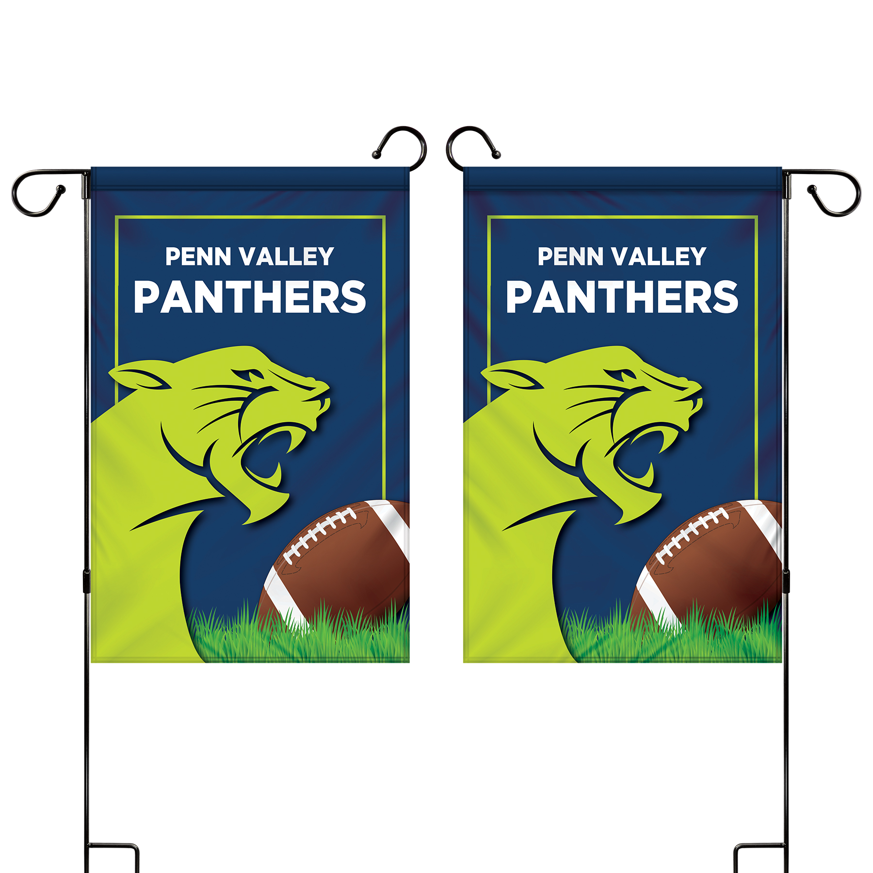 14" x 20" Custom Double Sided Garden Banner 6