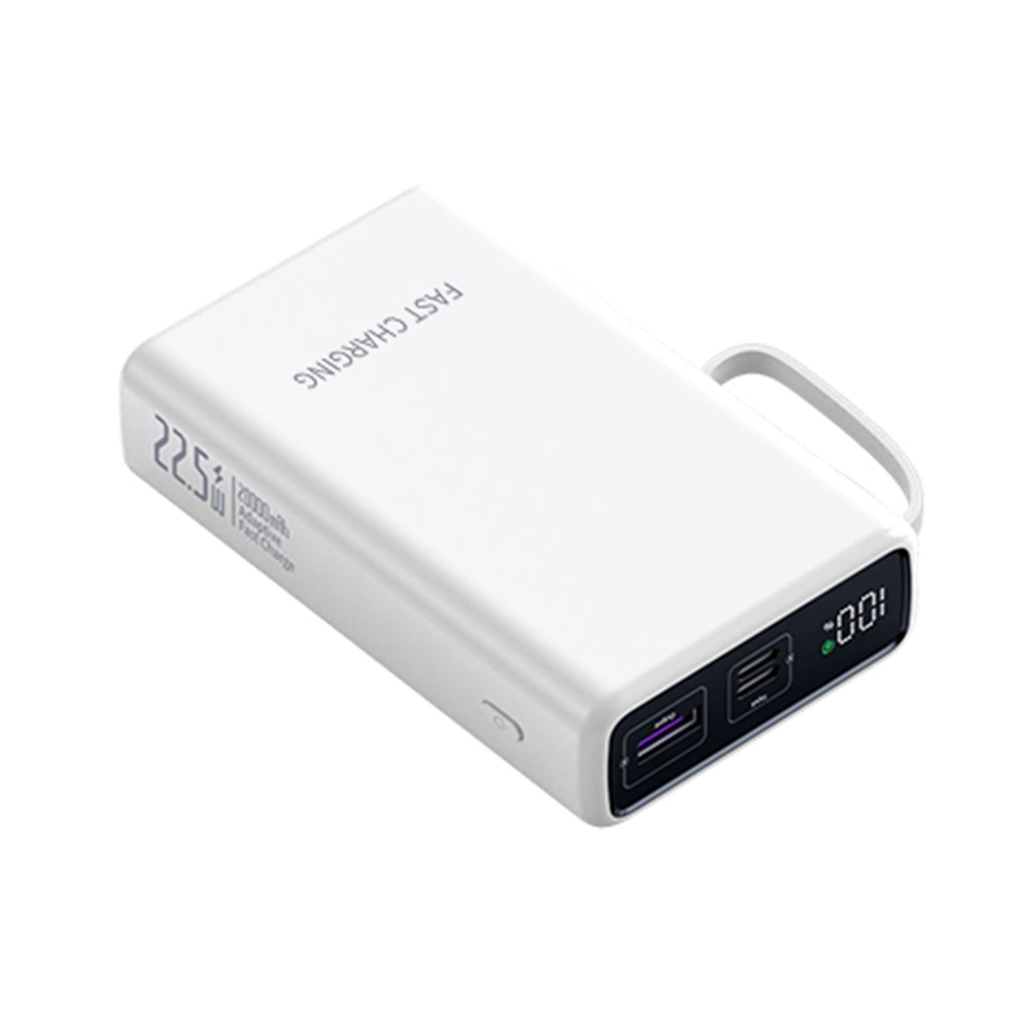 10,000 mAh Built-in Cable Fast Charging Power Bank - 18W 8