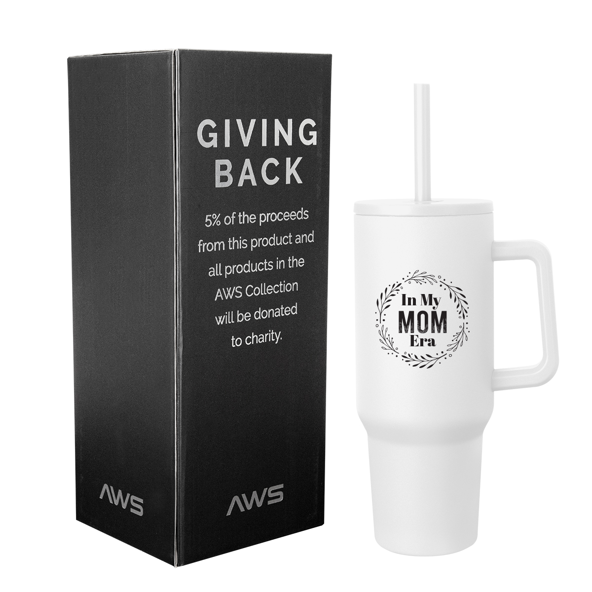40 Oz. AWS Jackson Intrepid Stainless Steel Tumbler 18