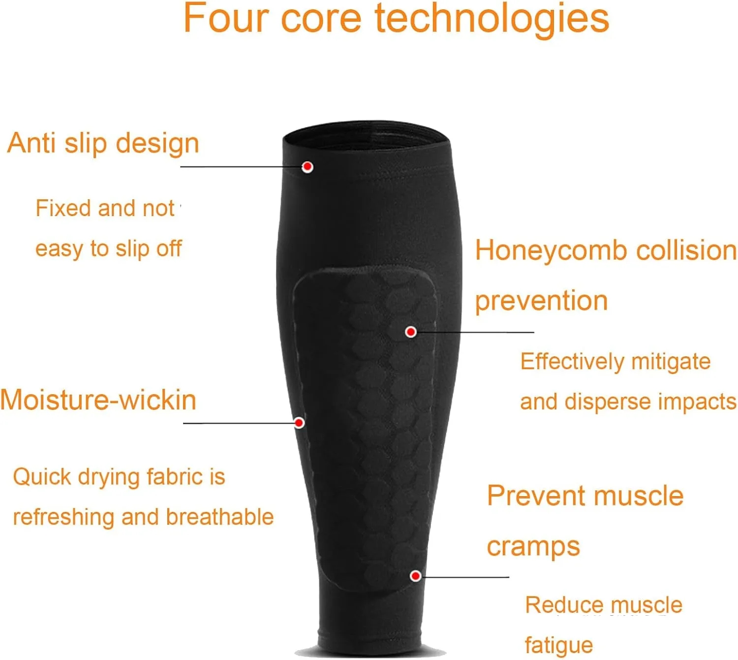 Leg Sleeve With Shin Guard 7