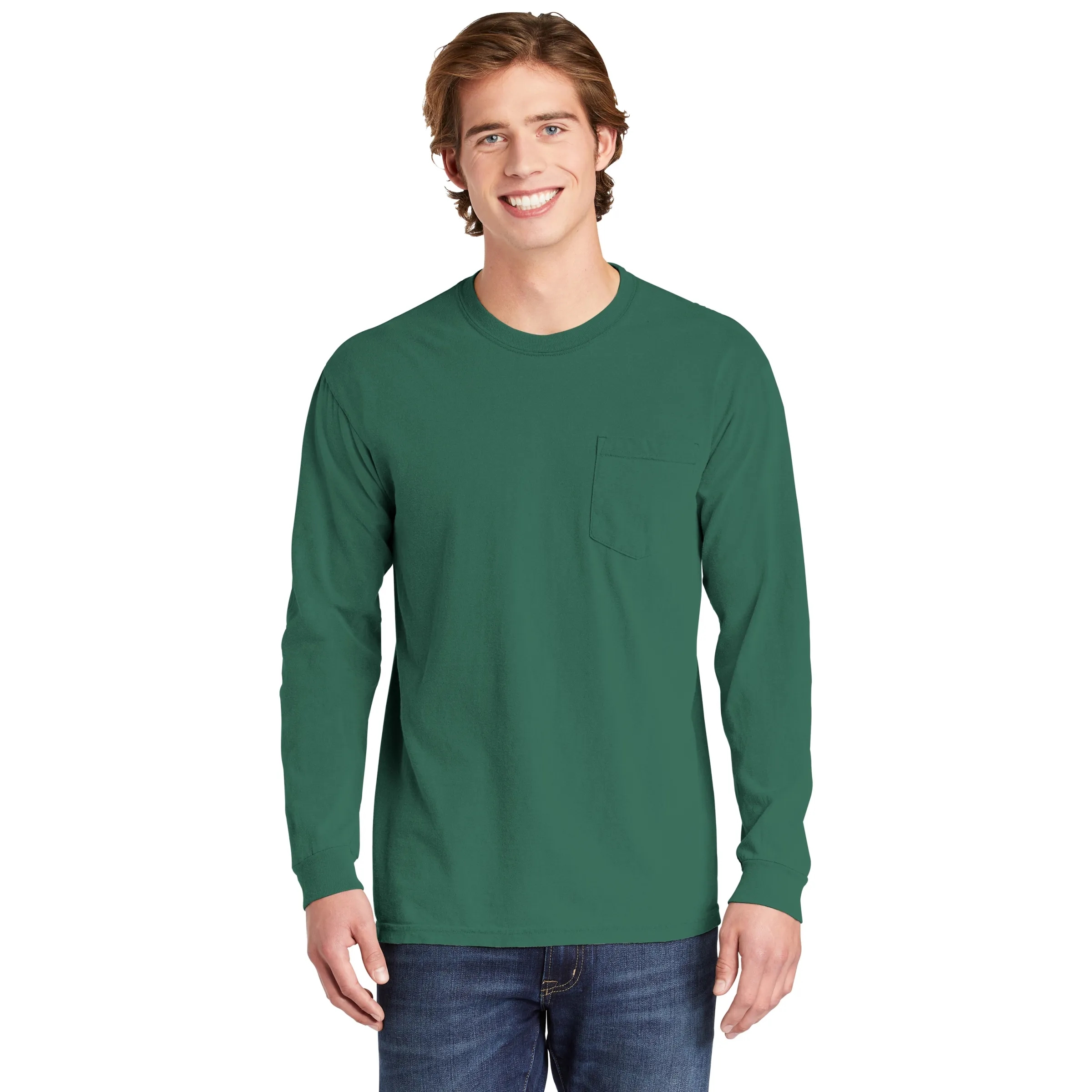 COMFORT COLORS ADULT 6.1 OZ LONG-SLEEVE POCKET T-SHIRT 15