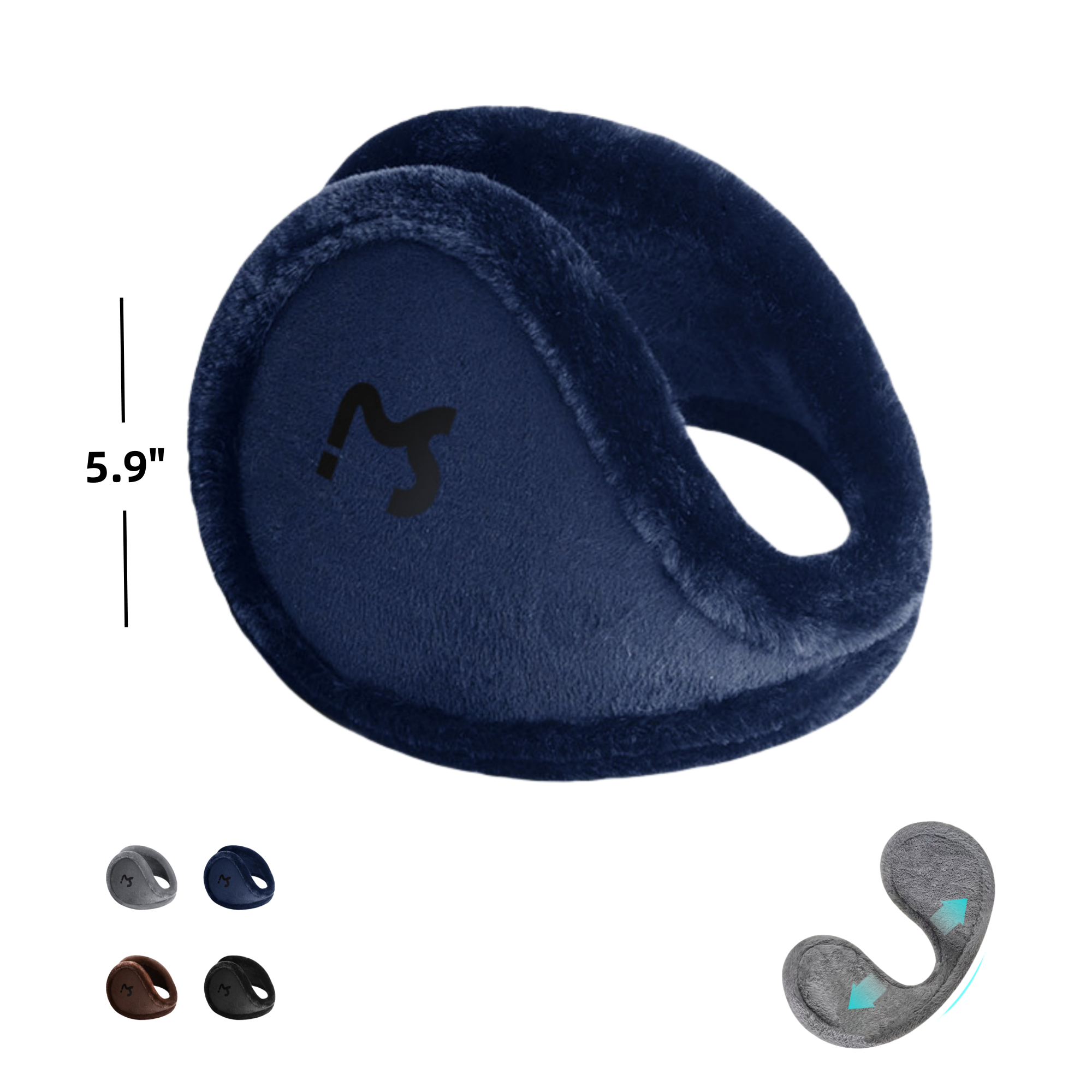 Faux Rabbit Fur Warm Earmuffs 2