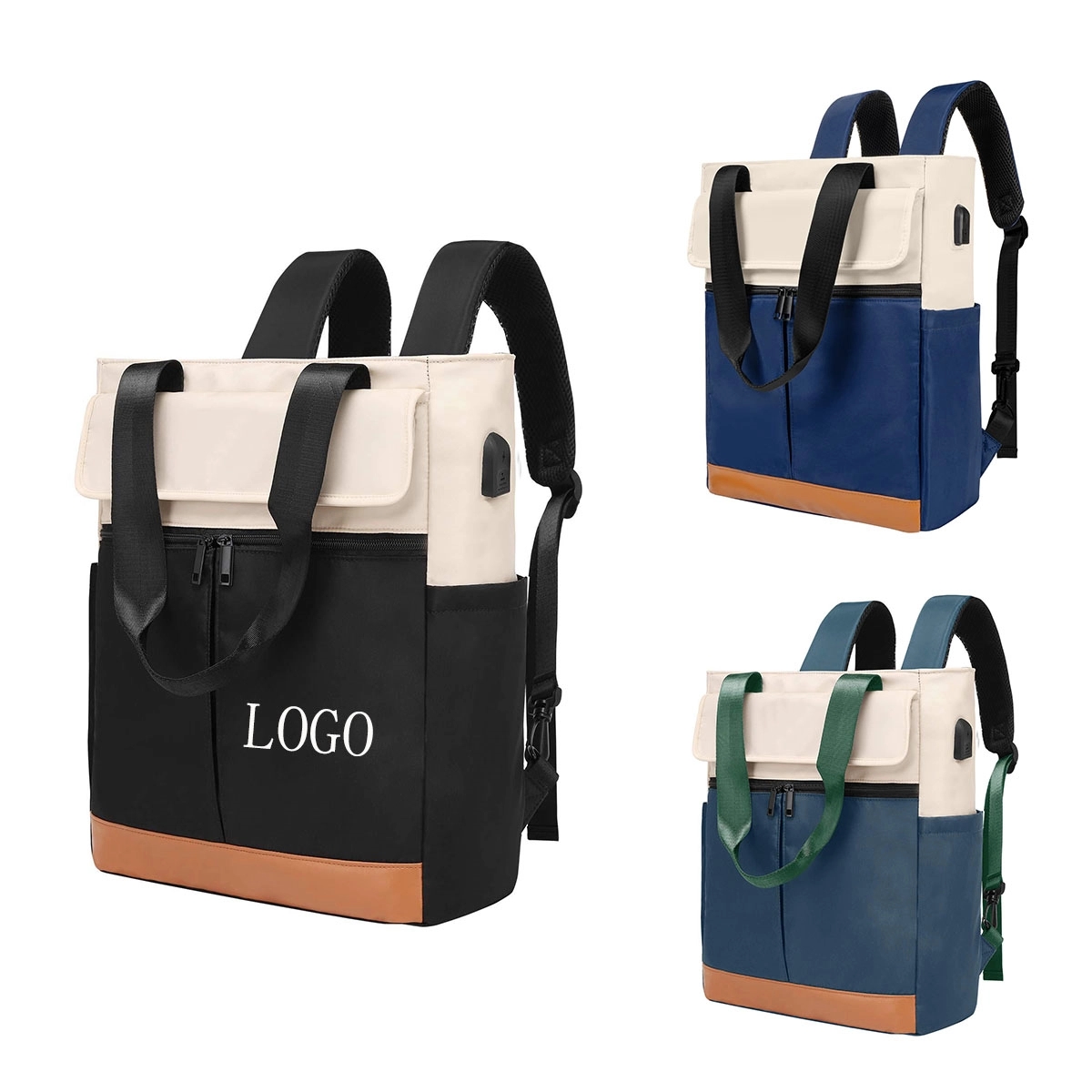Convertible Laptop Backpack 2
