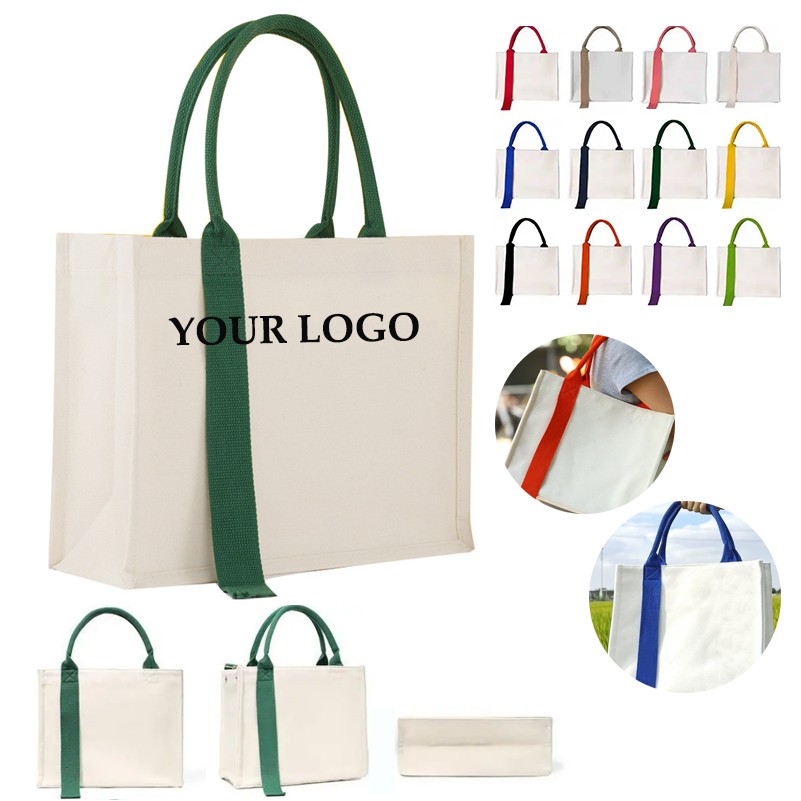 Canvas Cotton Tote Bag With A Streamer 2