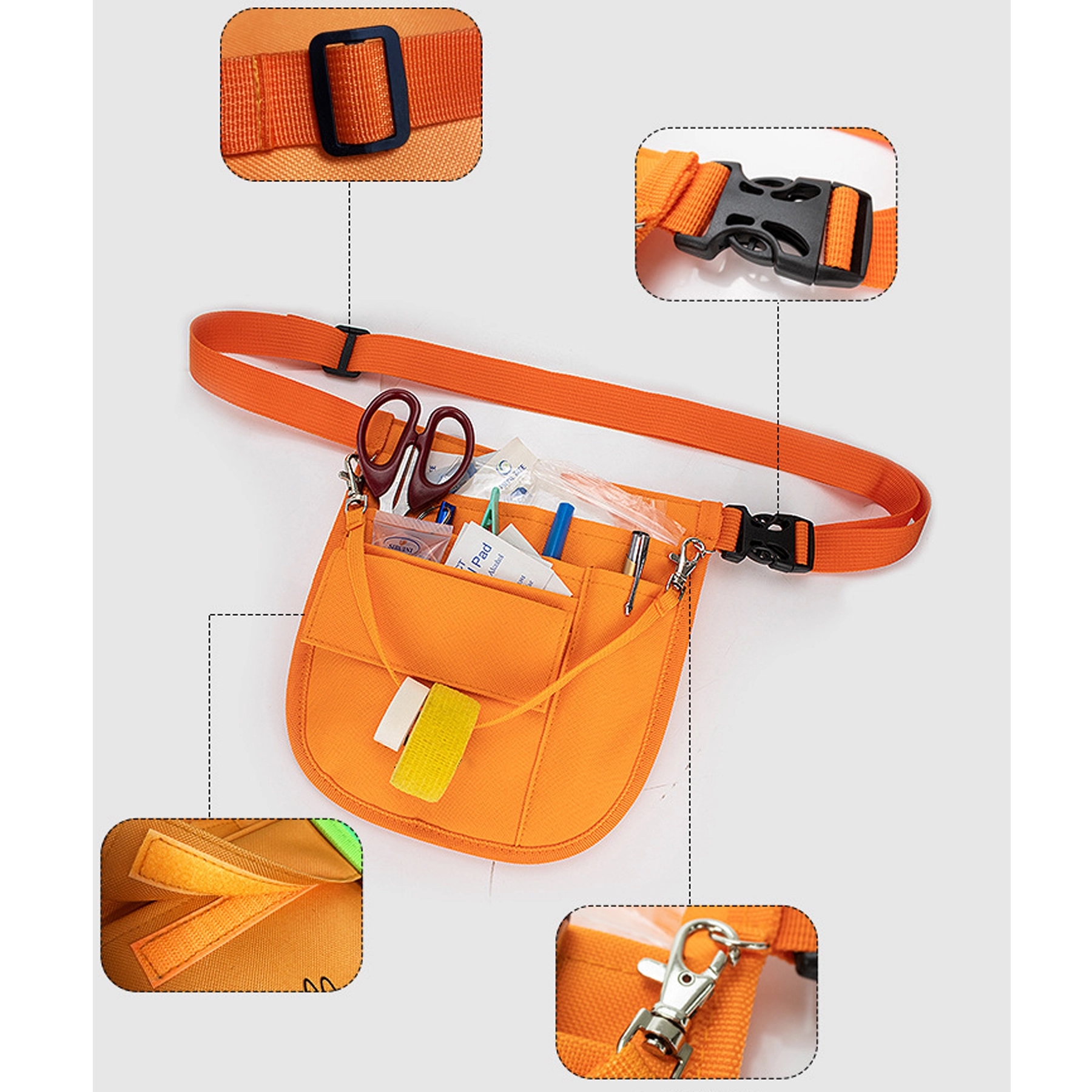 First Lifesaver Nursing Nurse Bag Fanny Pack  Medical Pocket 2