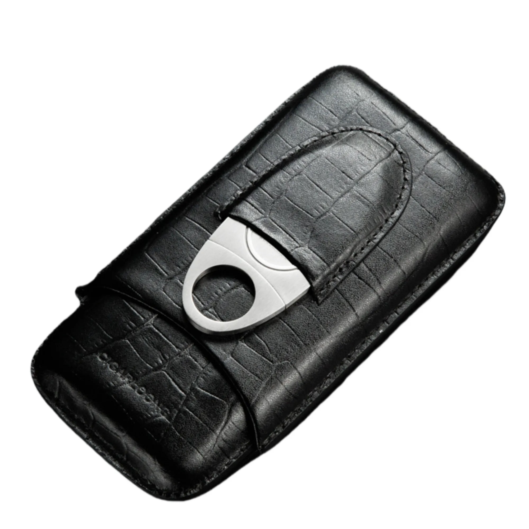Premium Triple Cigar Leather Case 5