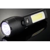 Solar Powered Rechargeable COB Flashlight 61