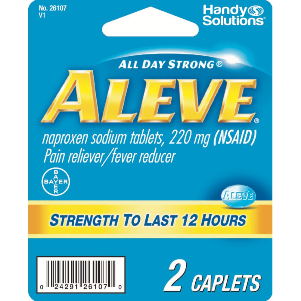 Travel Size Aleve - 2 Caplets 12 Hour Relief 1