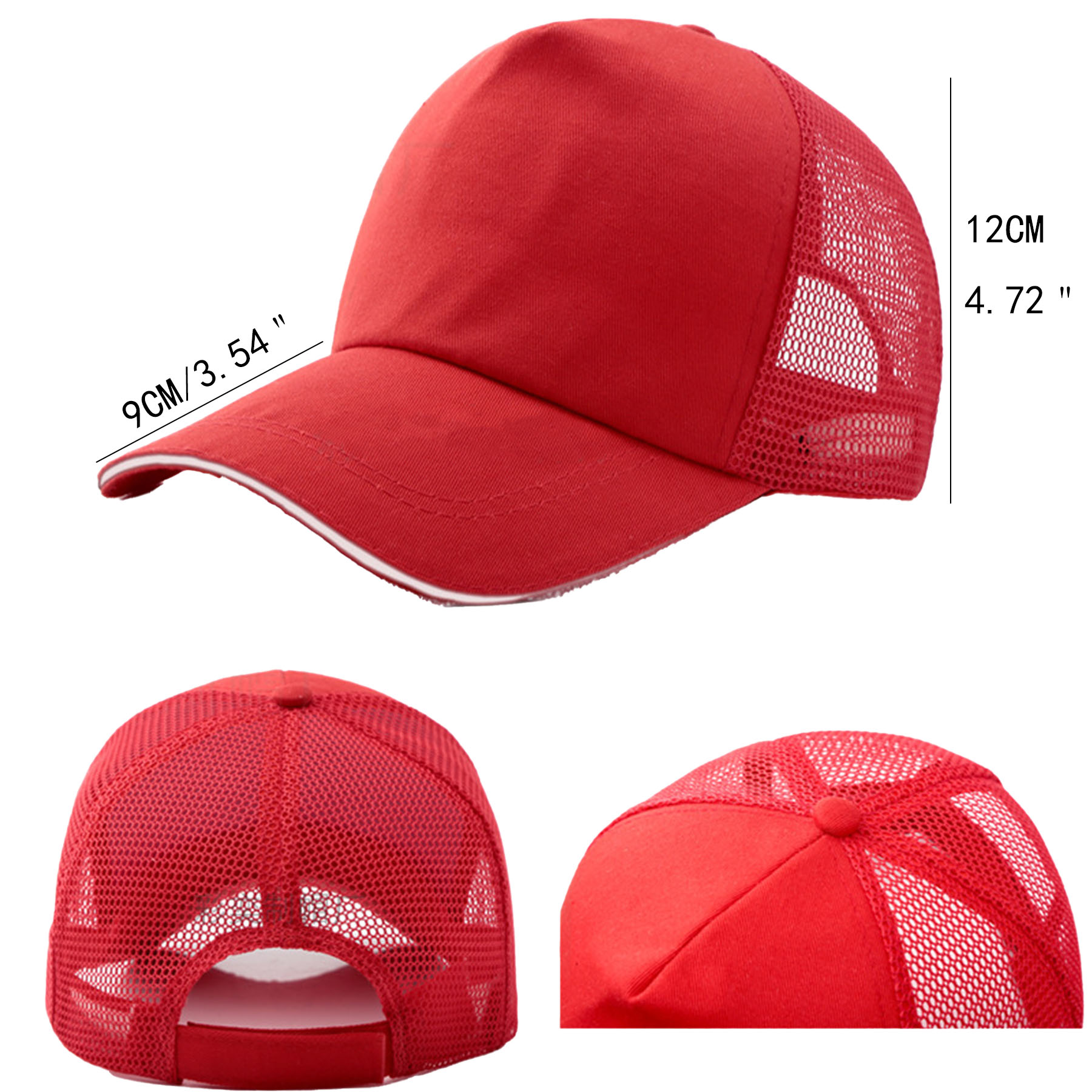 Canvas Mesh-Back Hat 1