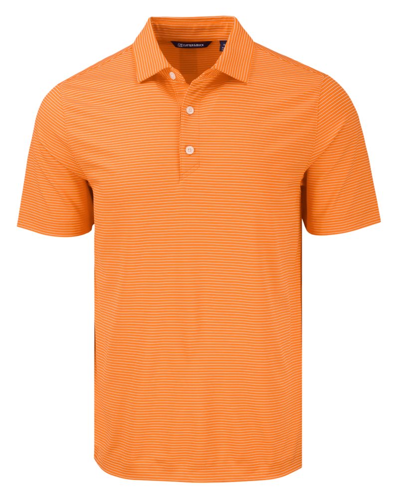 Cutter & Buck Forge Recycled Fine Line Stripe Four-Way Stretch Mens Polo 83