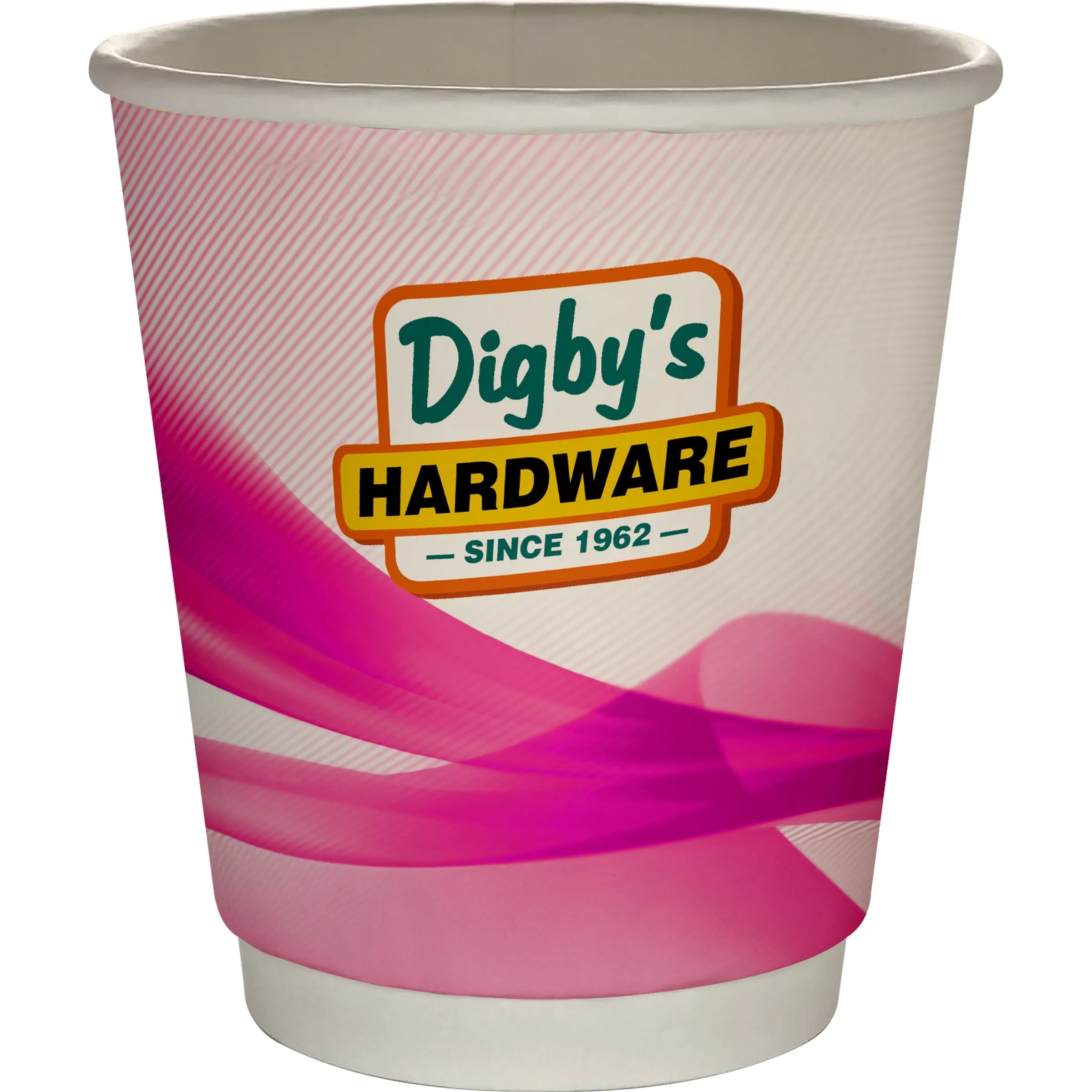 10 oz Full Color Groovy Insulated Paper Cup 4