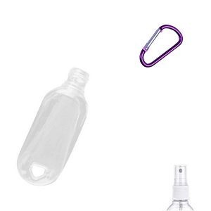 50ml Sanitizer Dispenser Bottle With Carabiner 3