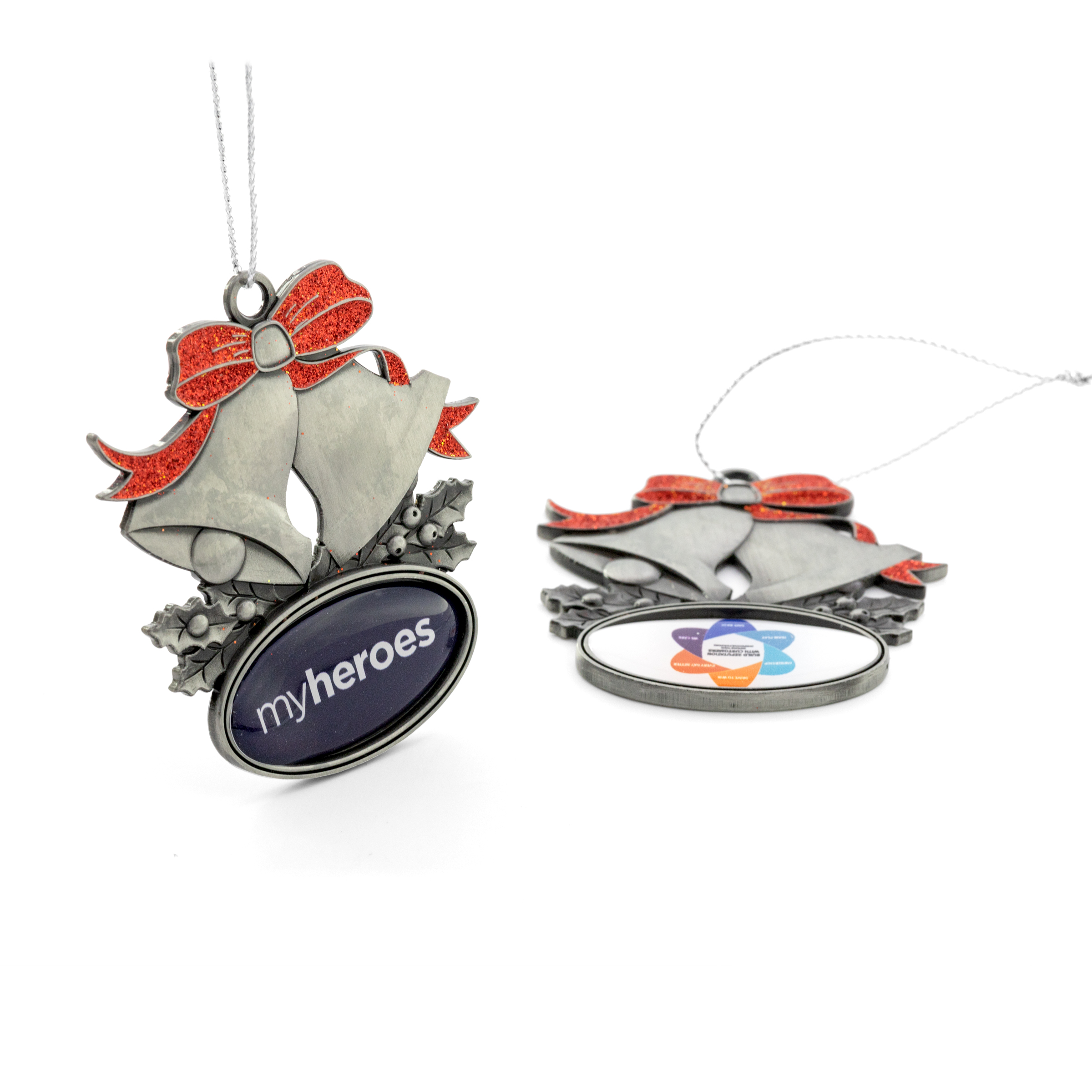 Glitter Bells Holiday Ornament 4