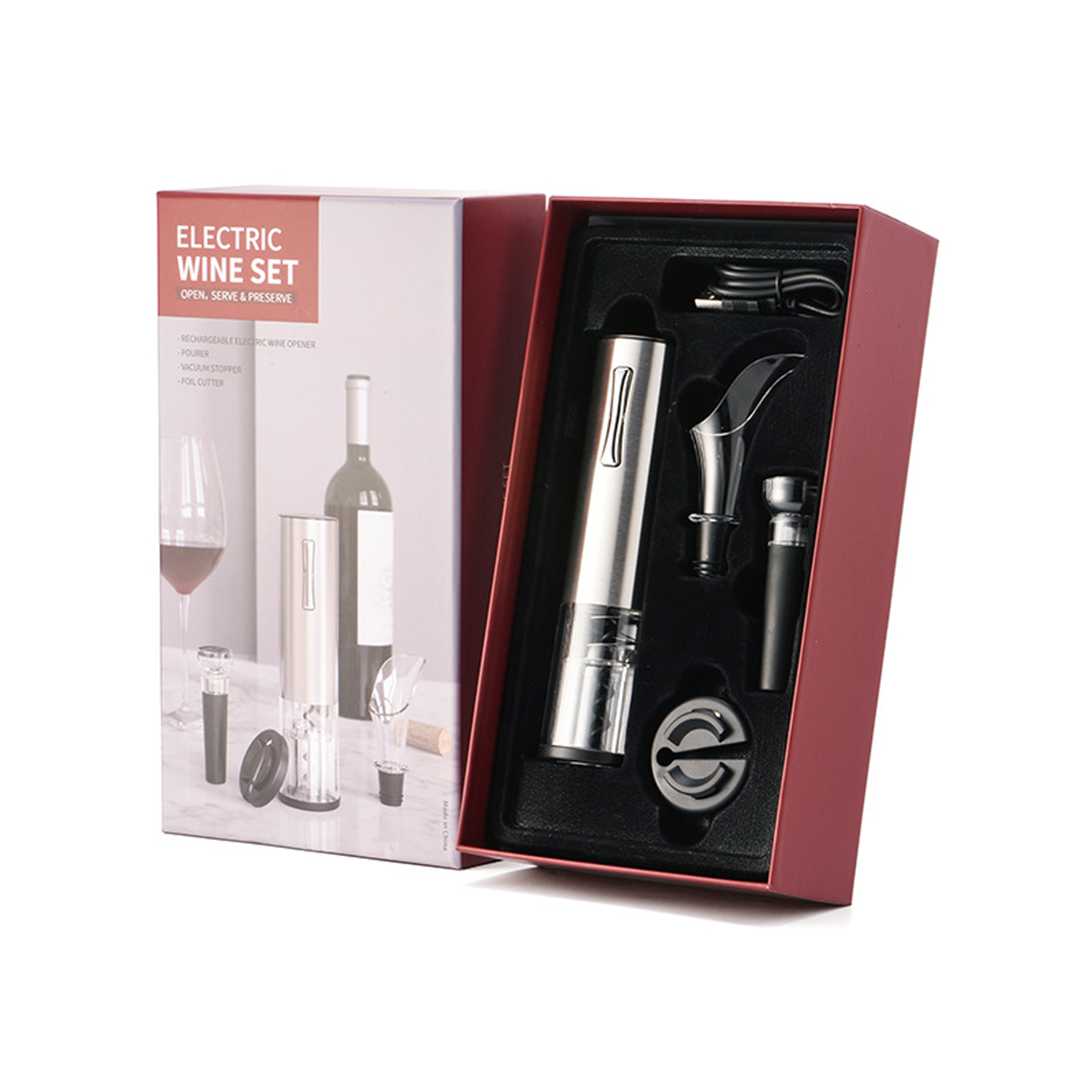 Electric Wine Opener Set 8