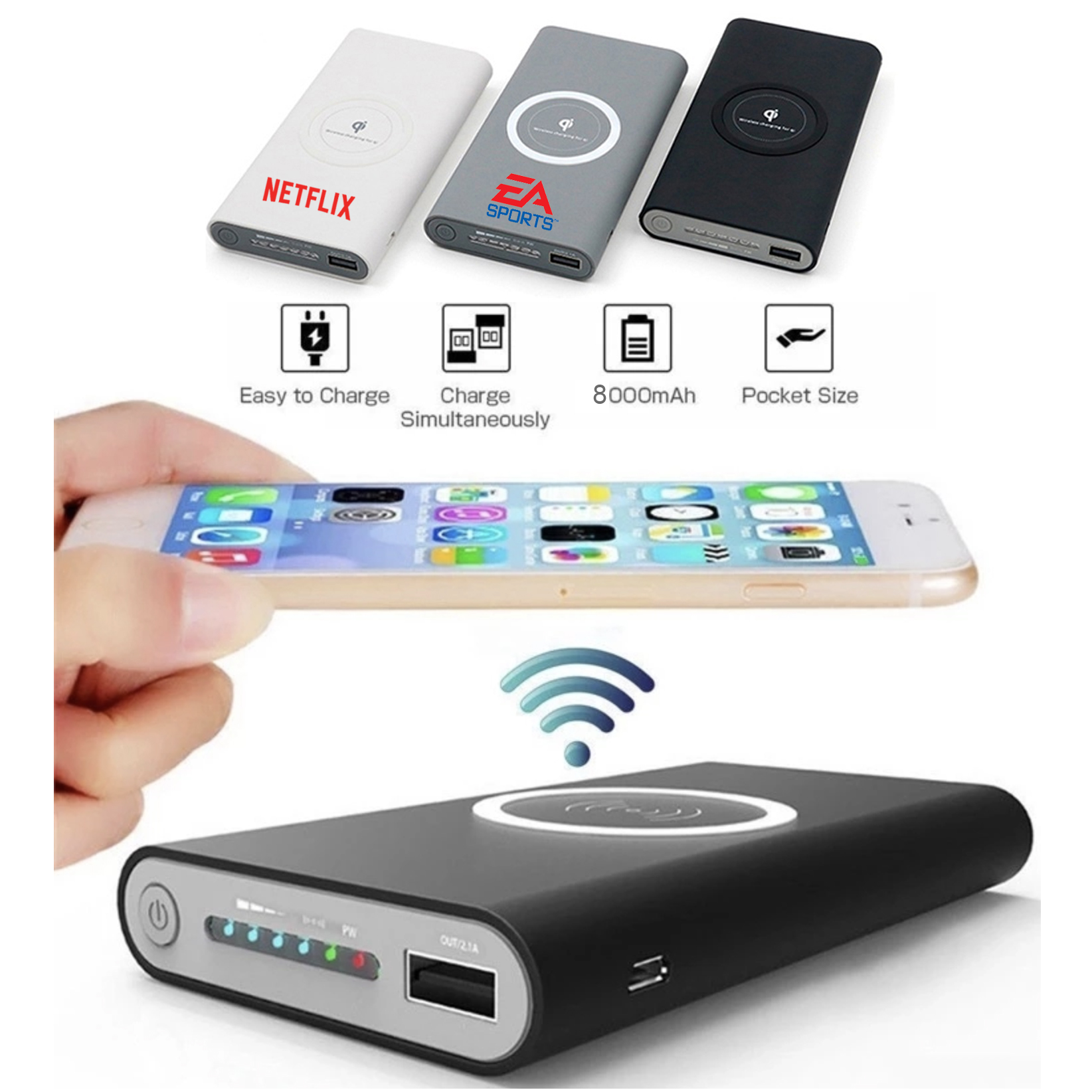 SnapCharge Magnetic Pocket Power Bank 2