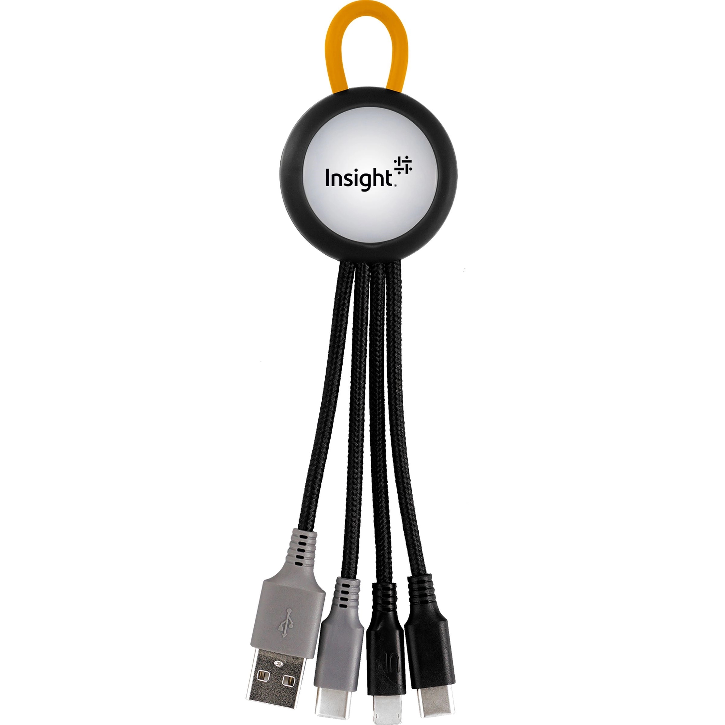 Clearview Light Up Loop Dual Input 3-in-1 Charging Cable 20