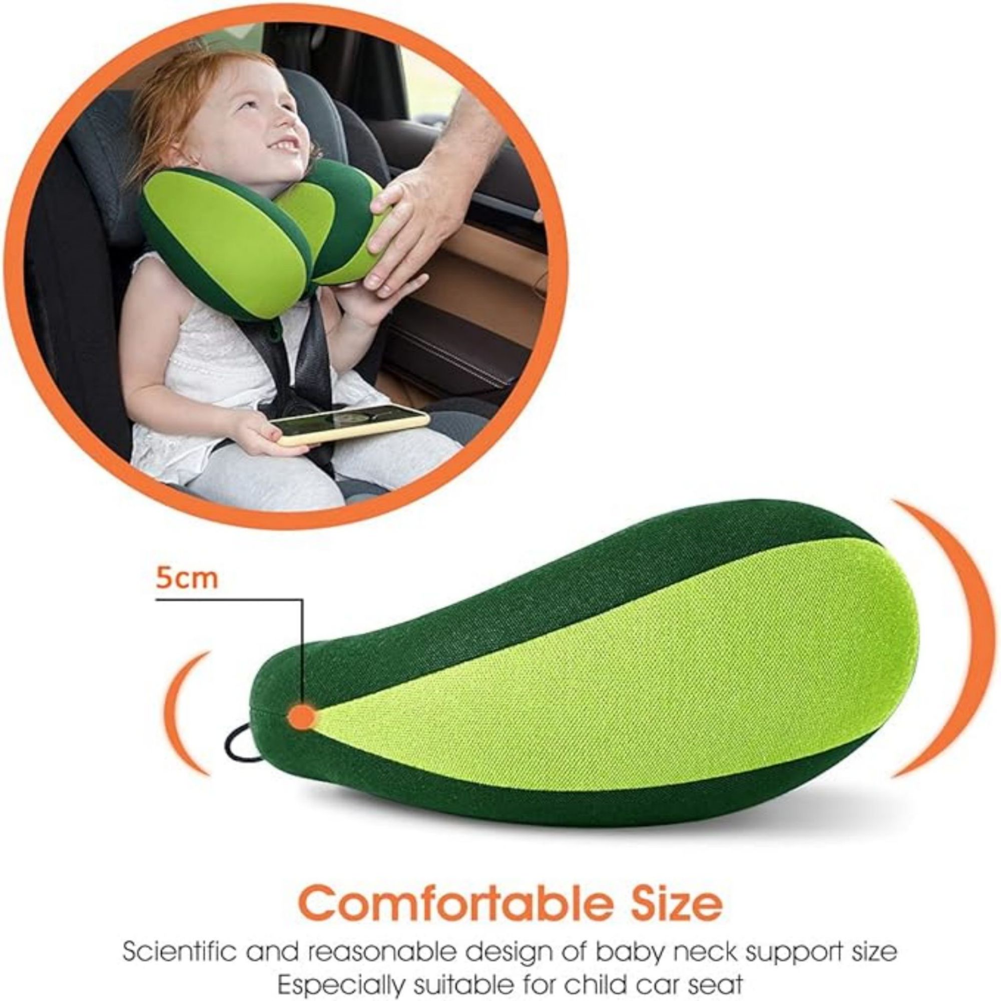 Kids Chin Supporting Travel Neck Pillow 2