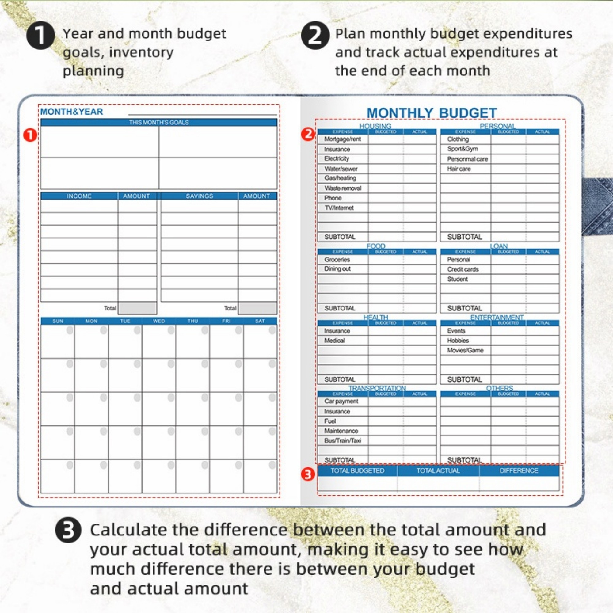 A5 Non-dated Daily Planner 2