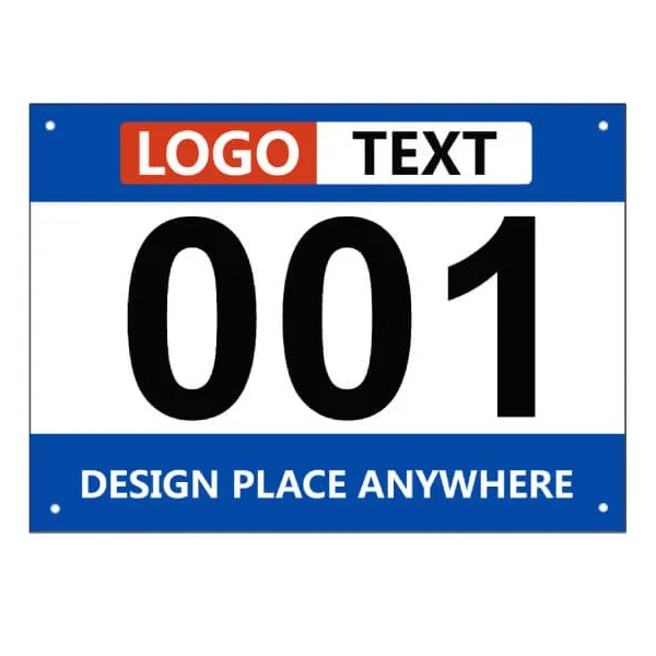 Custom Marathon Running Race Number 6