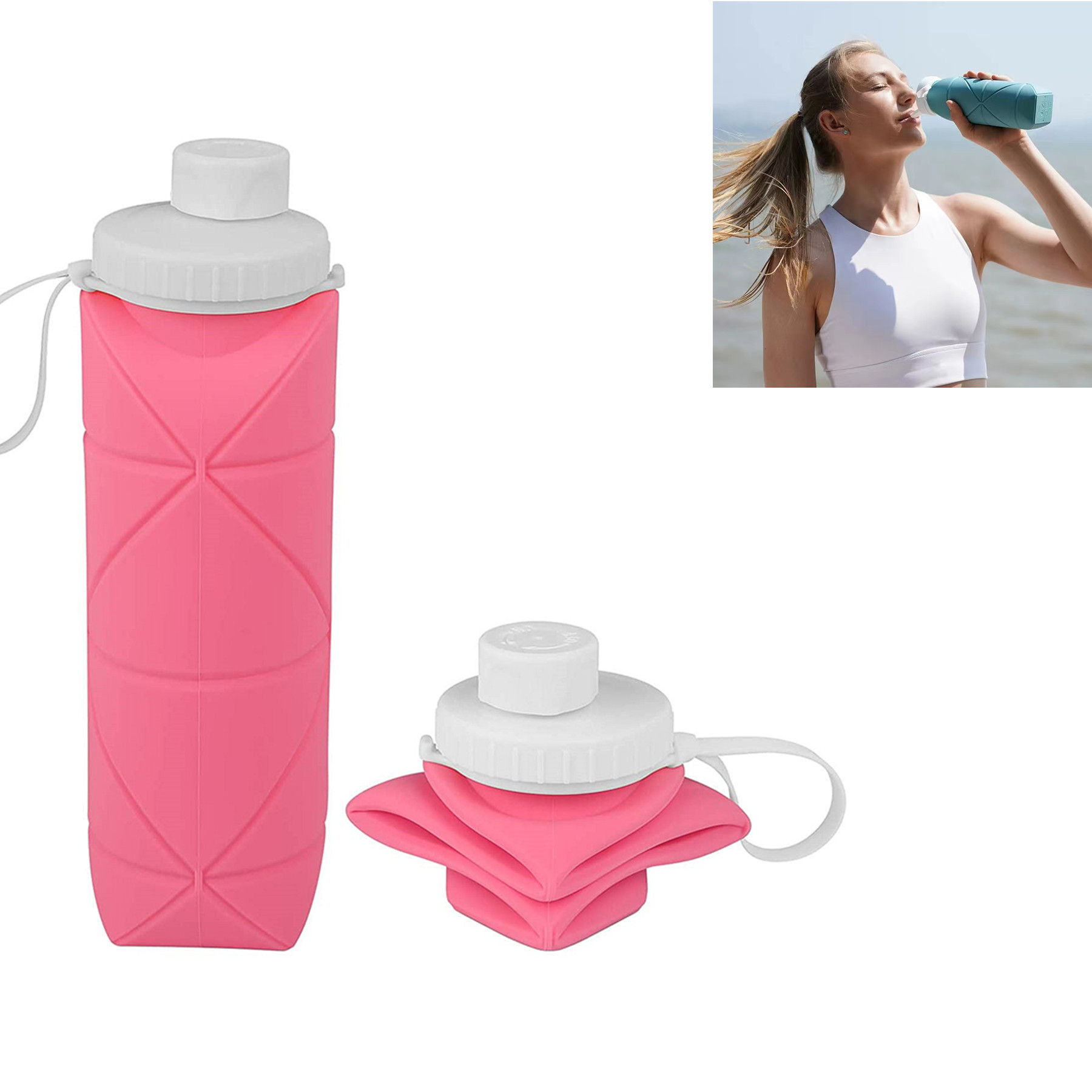 Silicone Collapsible Water Bottles 4