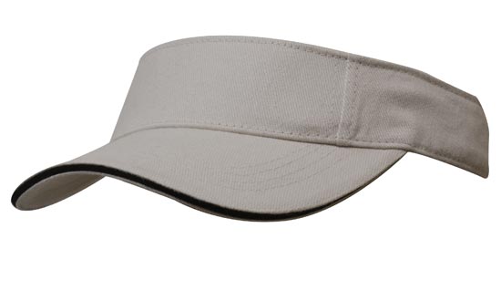 Brushed Heavy Cotton Visor 14