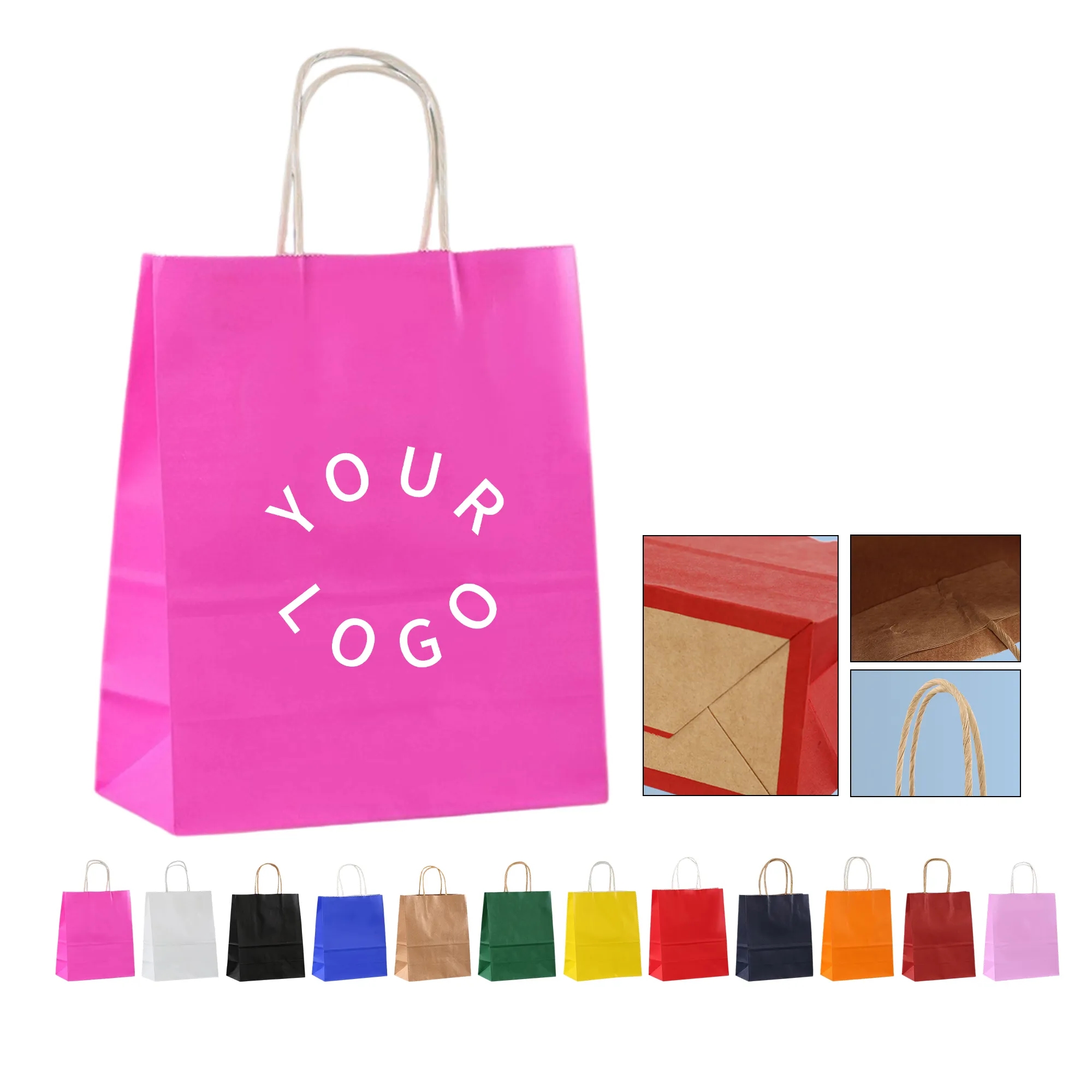 Double Cup Kraft Paper Tote Bag 6