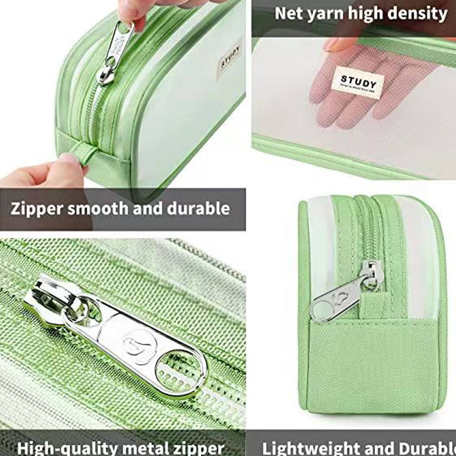 Mesh Large Capacity Pencil Pouch 2