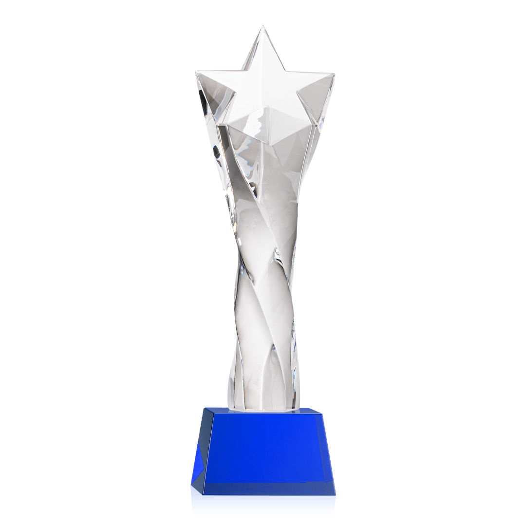 Arlington Star Award on Robson Base - Blue 3