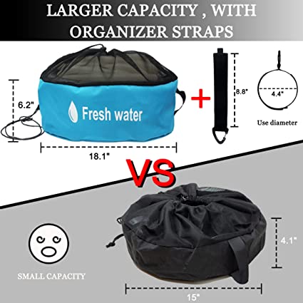 3 Pack RV Equipment Storage Organizer Bags for Sewer Hoses 2
