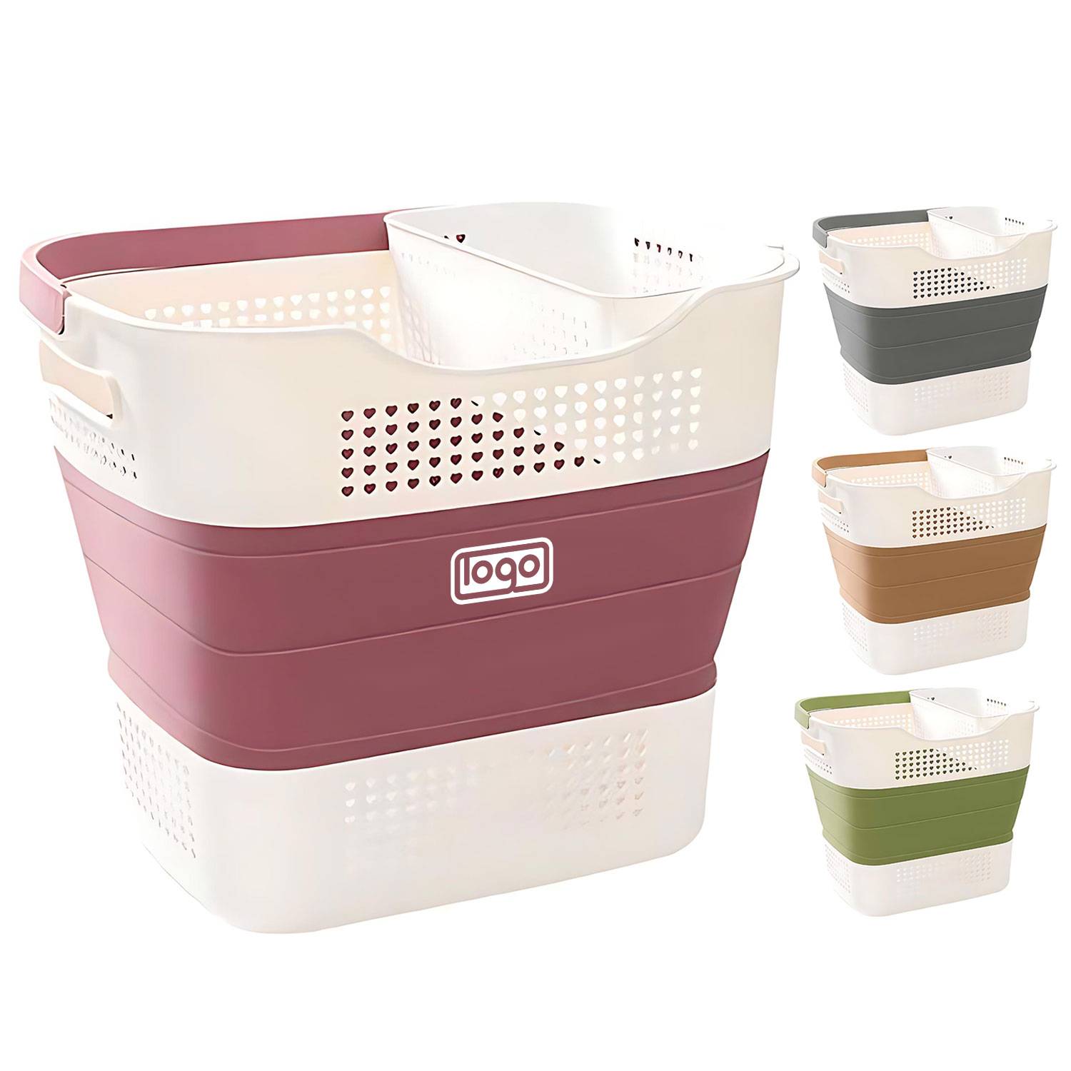 Foldable Laundry Basket - Japanese Style Storage