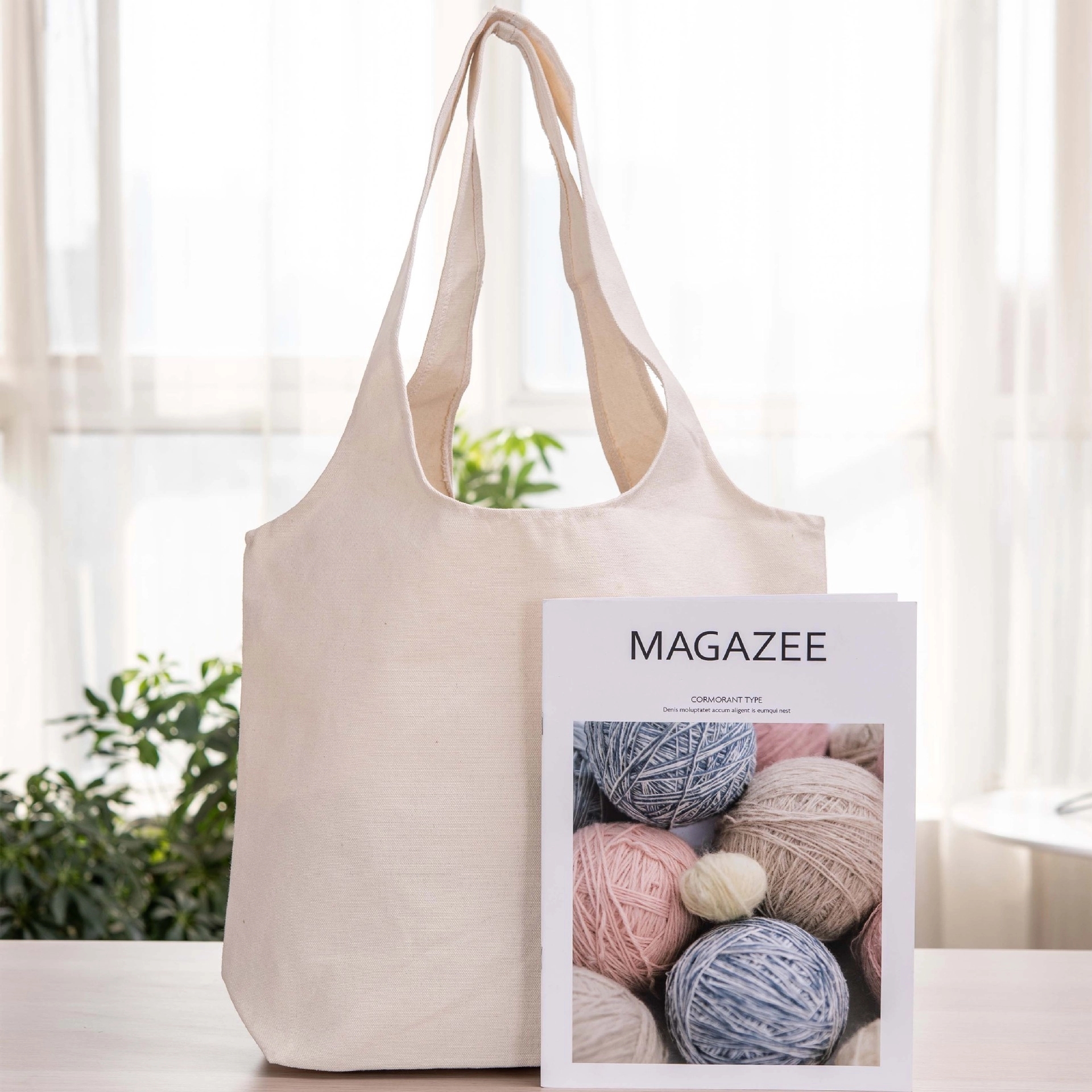 Custom Cotton Canvas Tote Bag, custom tote bag with logo imprint 3