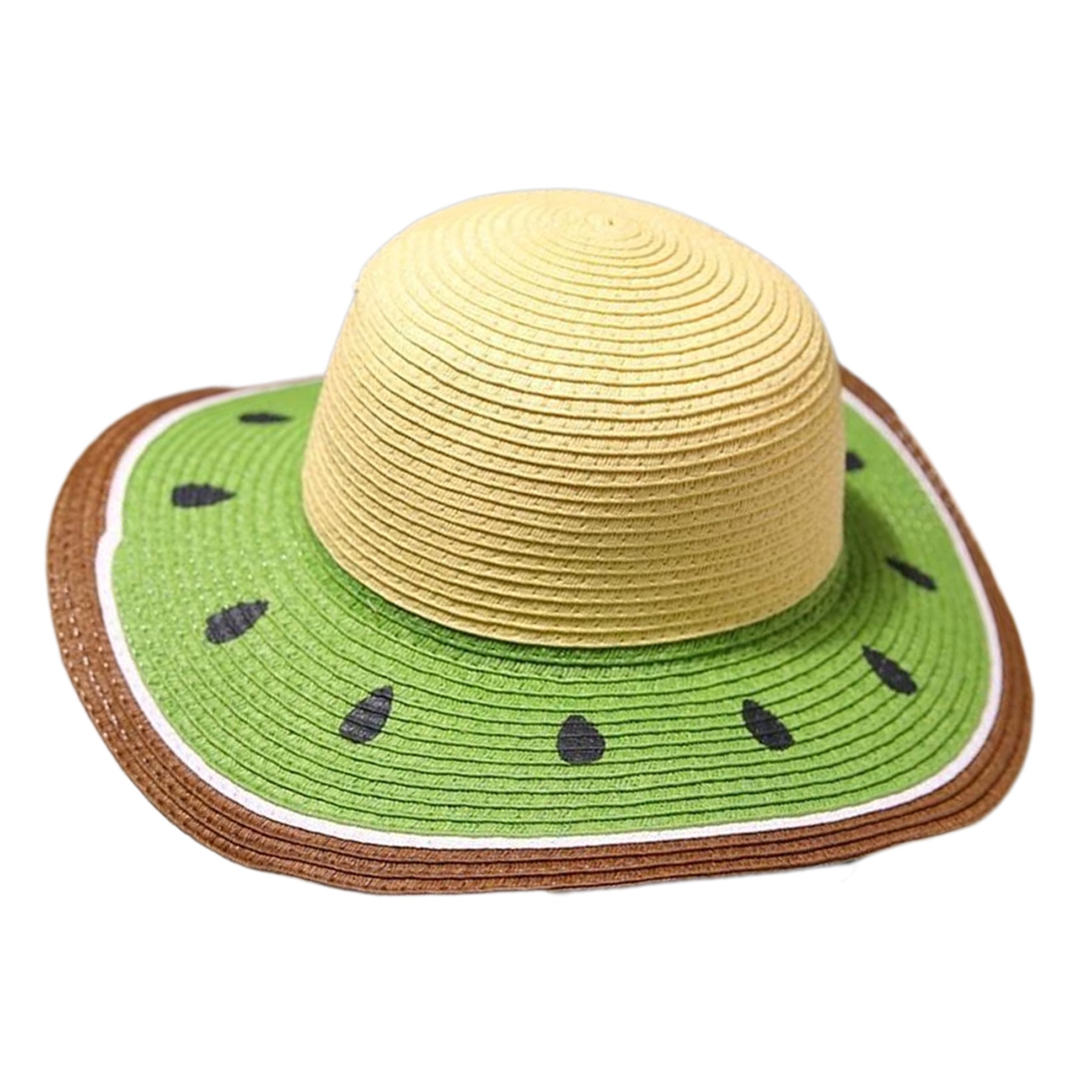 Kid'S Summer Watermelon Sun Protective Straw Hat 4