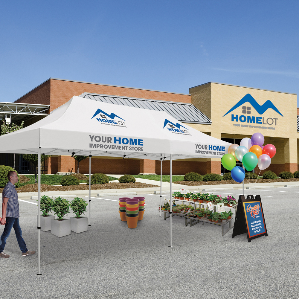 20' Premium Tent Kit (Imprinted, 12 Locations) 11
