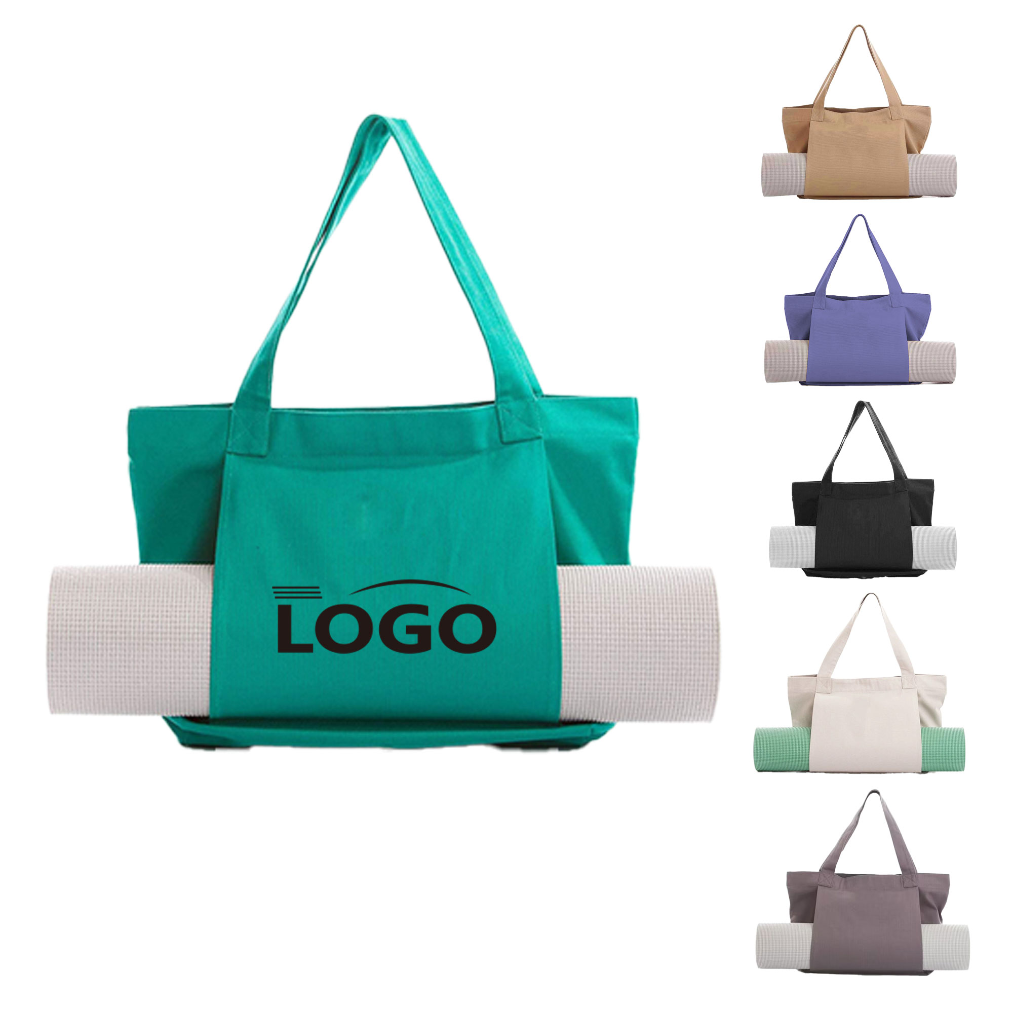 Yoga Mat Holder Canvas Handbag 1