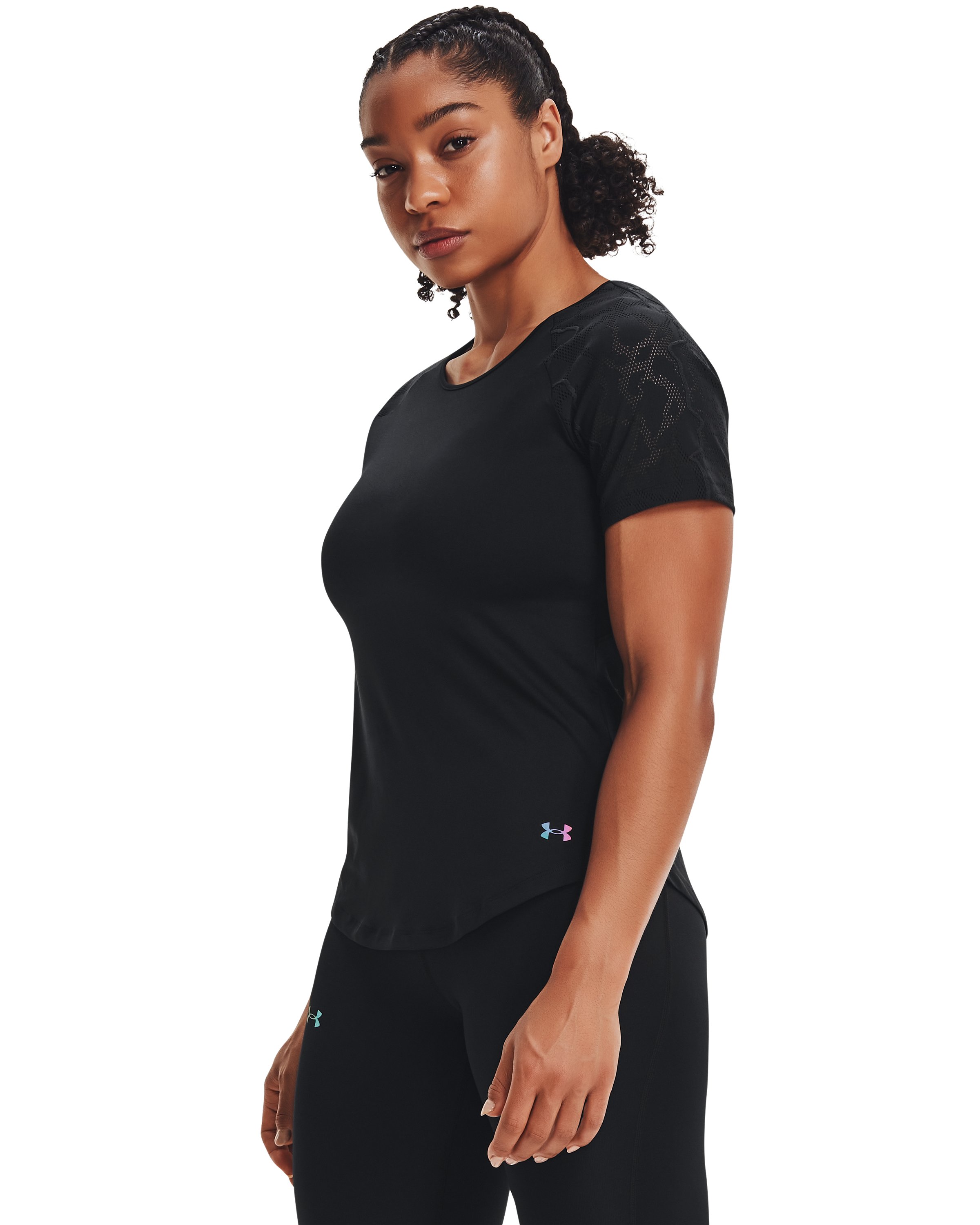 Women's UA RUSH HeatGear Short Sleeve  2