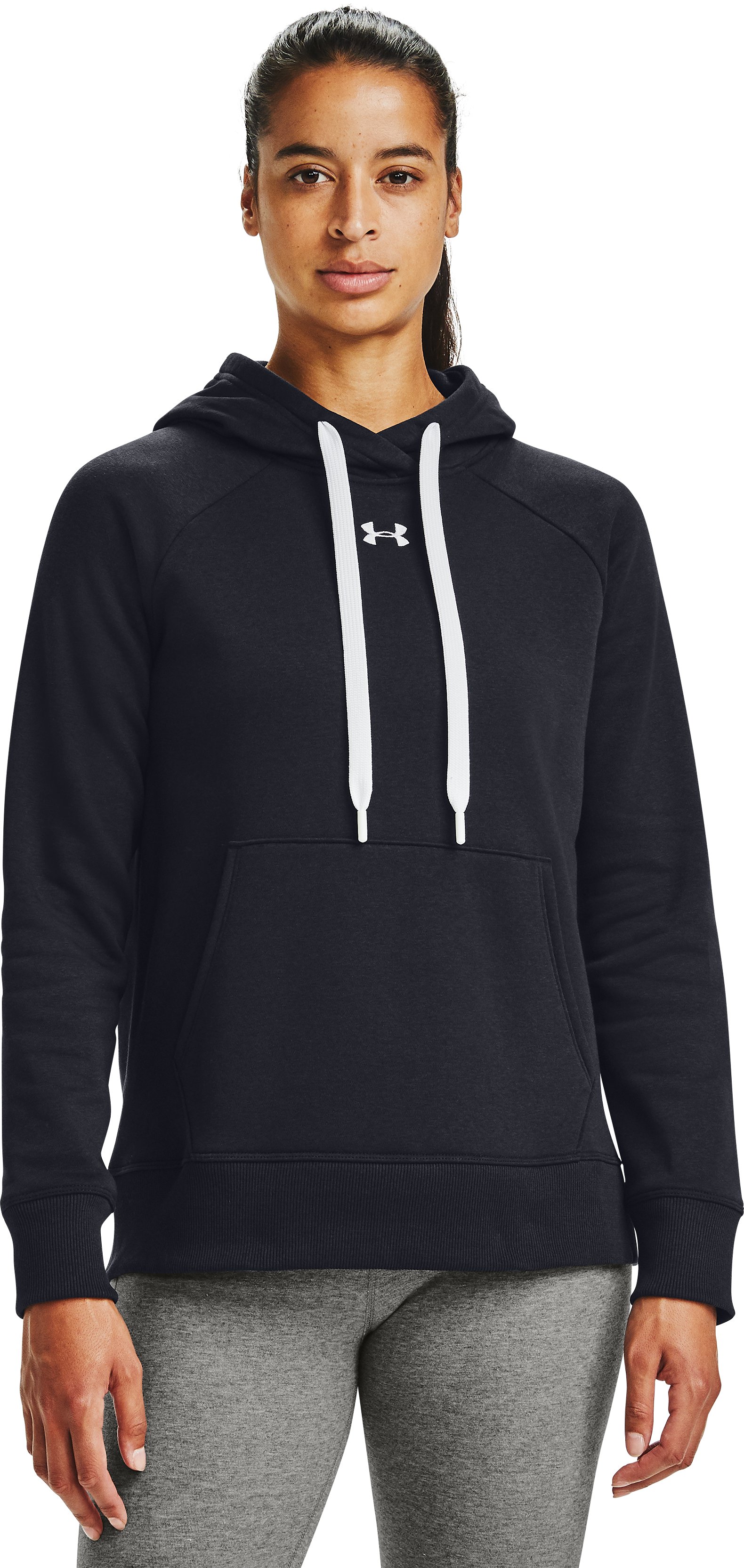 UA Rival Fleece HB Women's Hoodie, custom hoodie or sweatshirt with logo imprint 1