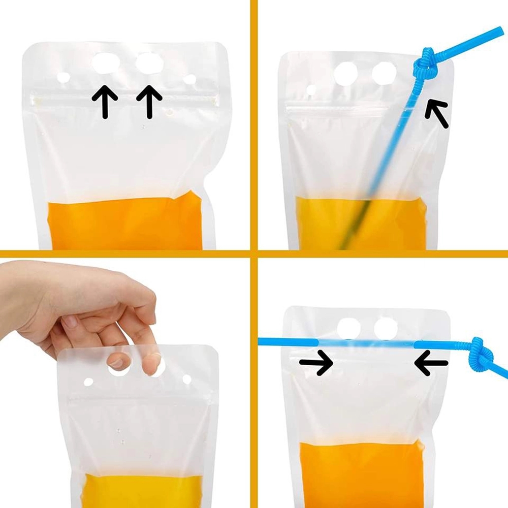 Drink Pouch With Straw 5