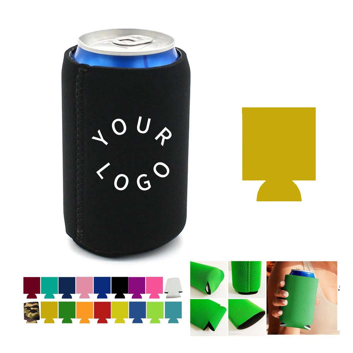 Durable Neoprene Can Holder for Drinks 8