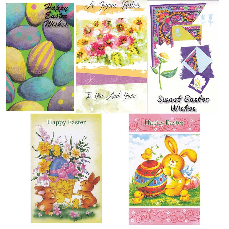 Easter Cards - Assorted 5"x7.75" 1