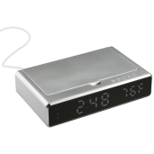 UV Sanitizer Desk Clock with Wireless Charging 11