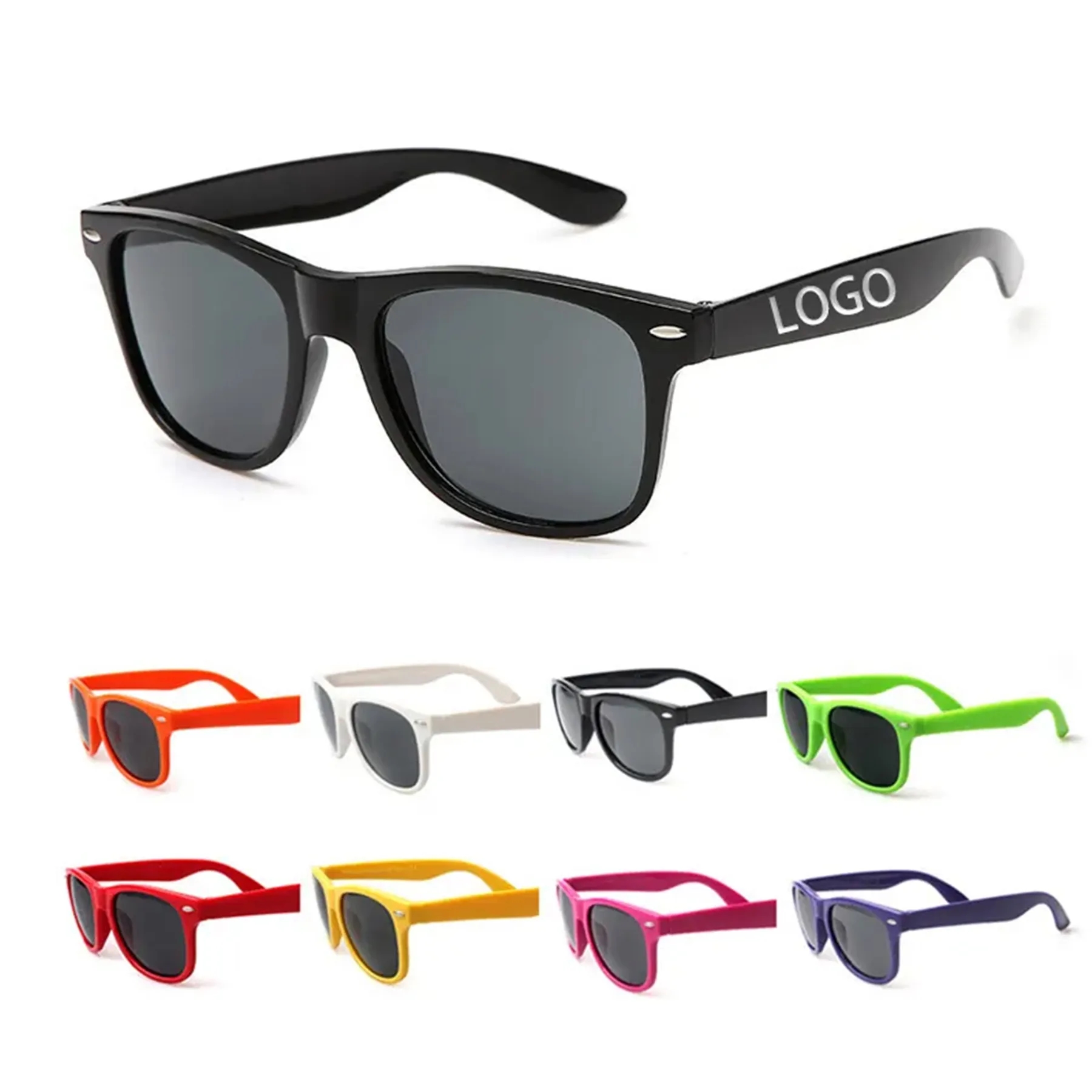 UV Protective Classic Retro Recycled Plastic Sunglasses 2