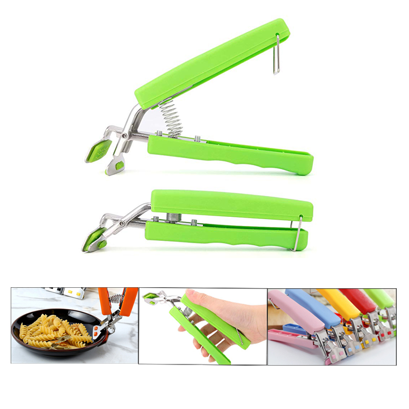 Kitchen Anti-scalding Clip/Stainless Steel Tray Gripper Tongs 3