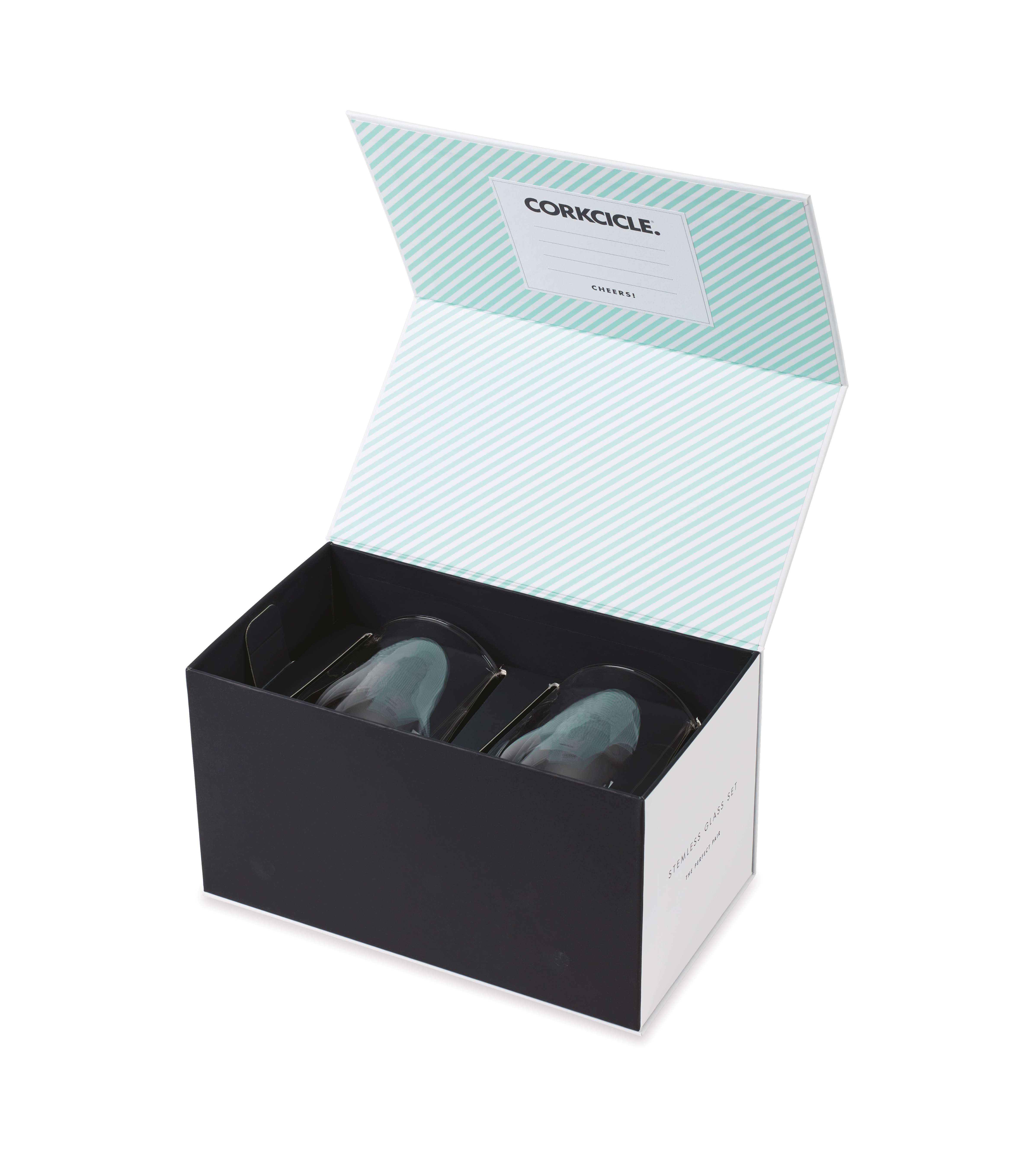 CORKCICLE® Stemless Glass Set (2) 7
