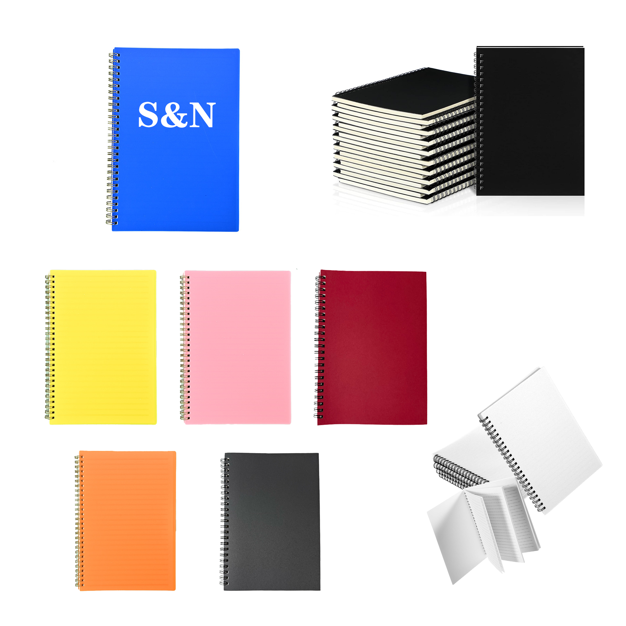 Portable Plastic Coil Notebook 3