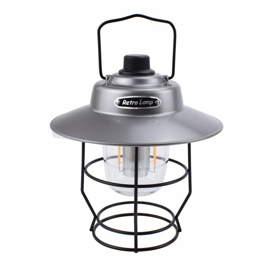 Retro Outdoor Camping Light & Picnic Lantern with Power Bank 5