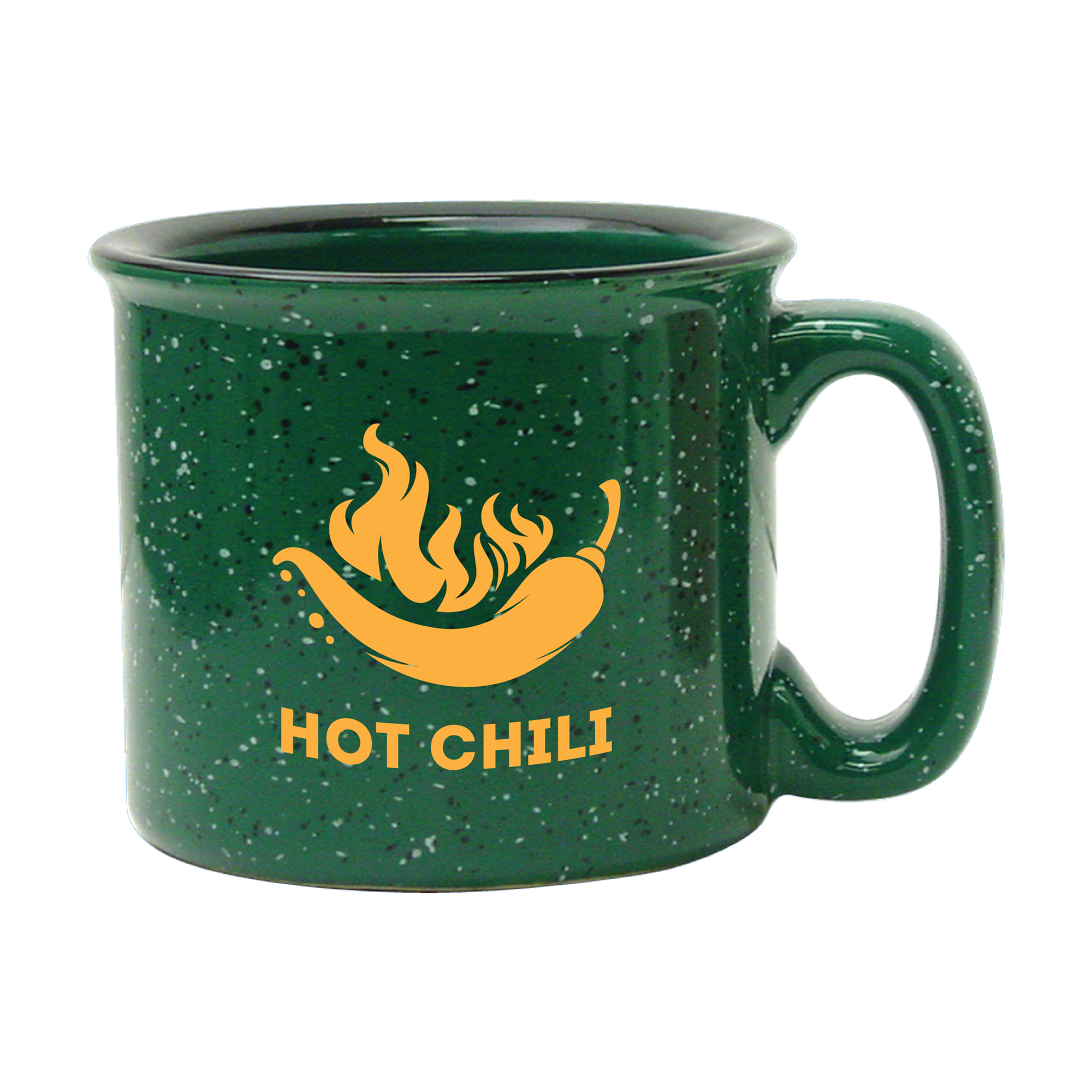 15 oz Green Campfire Mug