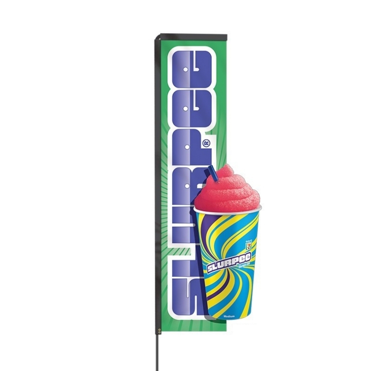 Contour Flag™ Double-Sided - 13' customized shape flag 1