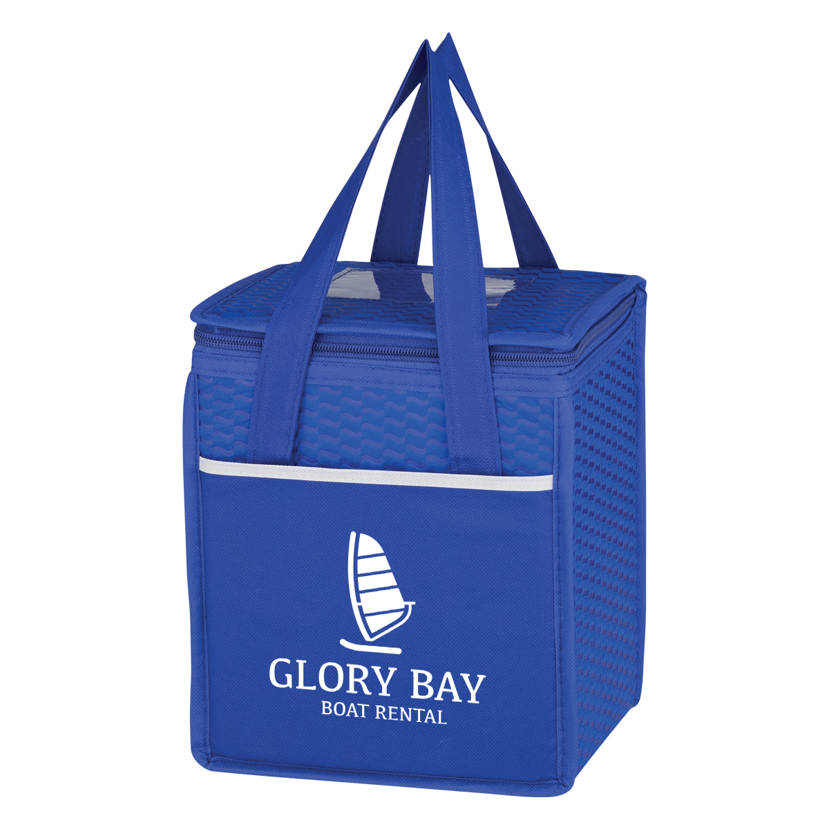 Non-Woven Wave Design Kooler Lunch Bag 9
